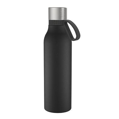 Thermotrinkflasche RETUMBLER-myNIZZA II 600 CERAMIC, schwarz, Ring schwarz