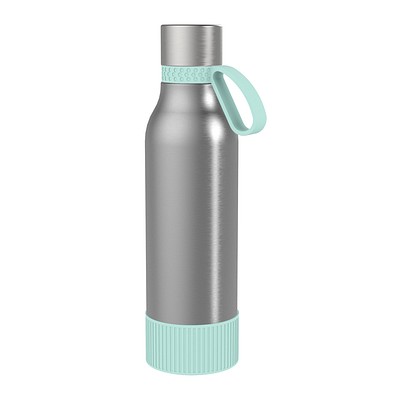 Thermotrinkflasche RETUMBLER-myNIZZA II 600 CERAMIC, silber/mint/mint