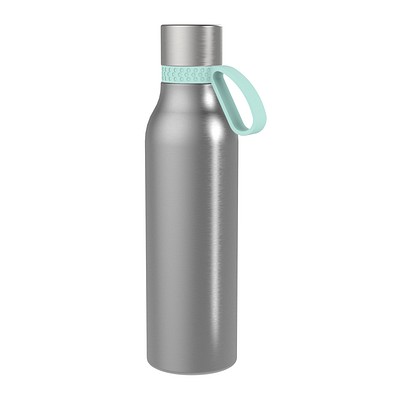 Thermotrinkflasche RETUMBLER-myNIZZA II 600 CERAMIC, silber, Ring mint