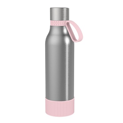 Thermotrinkflasche RETUMBLER-myNIZZA II 600 CERAMIC, silber/rosa/rosa