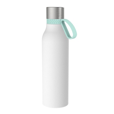 Thermotrinkflasche RETUMBLER-myNIZZA II 600 CERAMIC, weiß, Ring mint