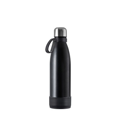 Thermotrinkflasche RETUMBLER-NIZZA, schwarz/schwarz/schwarz
