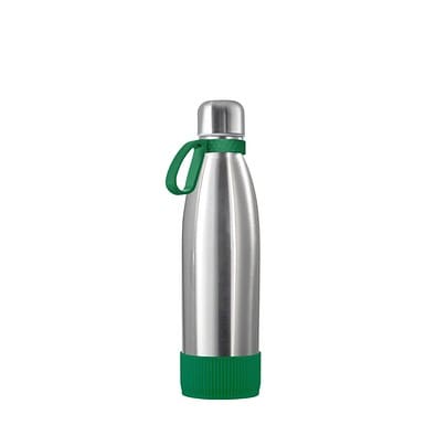 Thermotrinkflasche RETUMBLER-NIZZA, silber/grün/grün