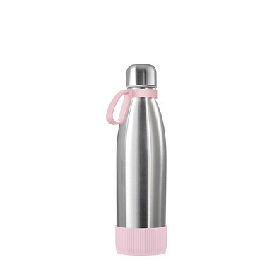 Thermotrinkflasche RETUMBLER-NIZZA, silber/rosa/rosa