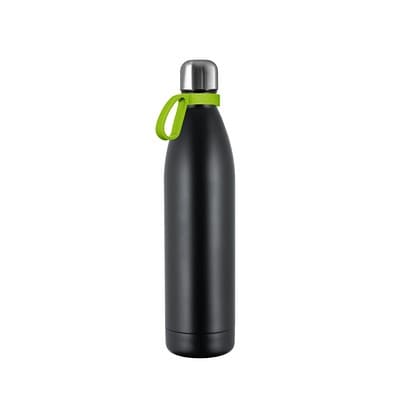 Thermotrinkflasche RETUMBLER-NIZZA XL, schwarz/hellgrün
