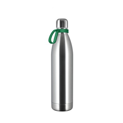 Thermotrinkflasche RETUMBLER-NIZZA XL, silber/grün