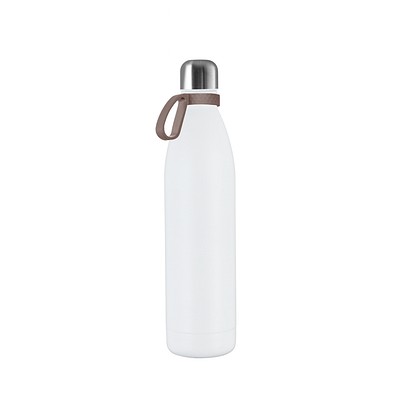 Thermotrinkflasche RETUMBLER-NIZZA XL, weiß/braun