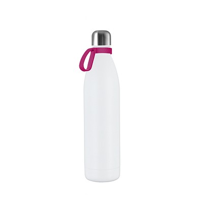 Thermotrinkflasche RETUMBLER-NIZZA XL, weiß/magenta