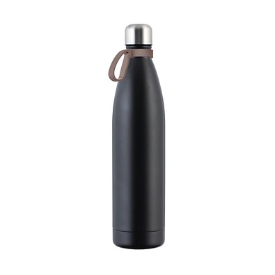 Thermotrinkflasche RETUMBLER-NIZZA XXL, schwarz/braun