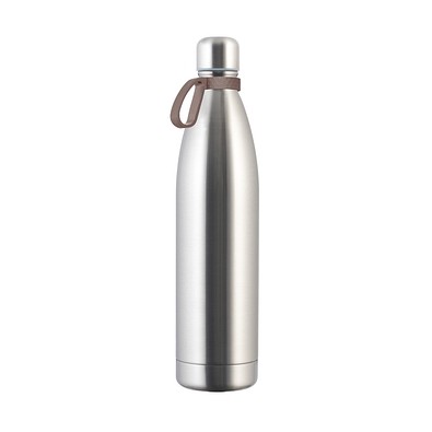 Thermotrinkflasche RETUMBLER-NIZZA XXL, silber/braun
