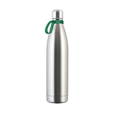 Thermotrinkflasche RETUMBLER-NIZZA XXL, silber/grün