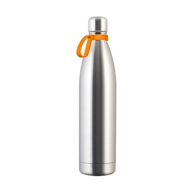 Thermotrinkflasche RETUMBLER-NIZZA XXL, silber/orange