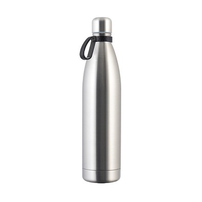 Thermotrinkflasche RETUMBLER-NIZZA XXL, silber/schwarz
