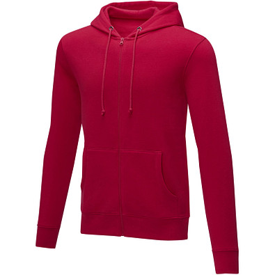 Theron Hoodie mit Reißverschluss für Herren, rot, 4XL