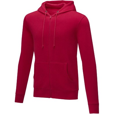 Theron Hoodie mit Reißverschluss für Herren, rot, M