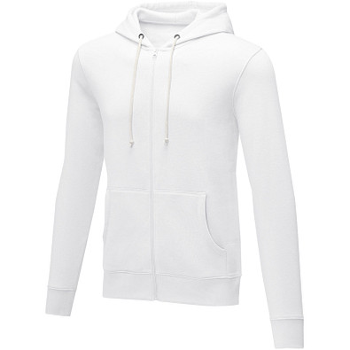Theron Hoodie mit Reißverschluss für Herren, weiss, 4XL