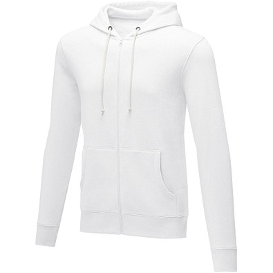 Theron Hoodie mit Reißverschluss für Herren, weiss, M