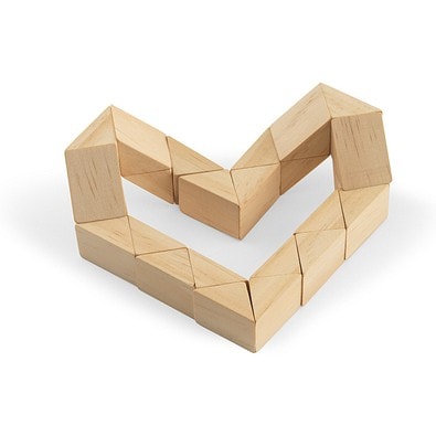 THINKO. Holzpuzzle bestehend aus 24 Teilen, Natur