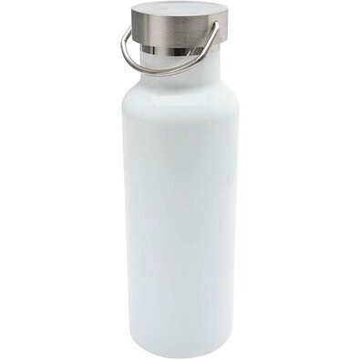Thor 500 ml RCS-zertifizierte  Sublimation Trinkflasche aus recyceltem Edelstahln, weiss