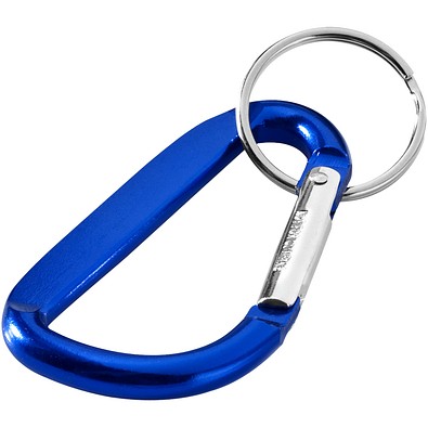 Timor Karabiner Schlüsselanhänger aus recyceltem Aluminium, royalblau