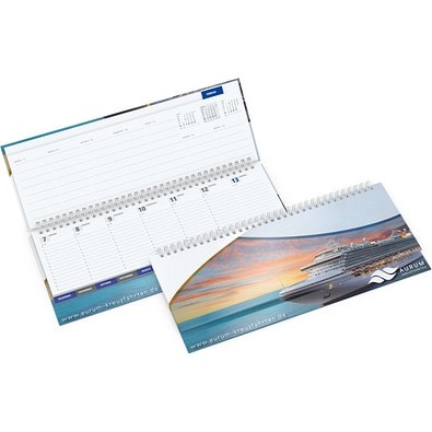 Geiger-Notes Tisch-Querkalender Master Cover-Star Bestseller mit Register, matt, inkl. Digitaldruck