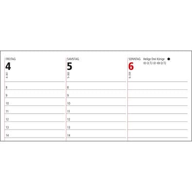 Geiger-Notes Tischkalender Signal Karton Bestseller, inkl. Digitaldruck