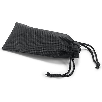 TOBOL. Brillenetui aus Vliesstoff (80 g/m²), Schwarz