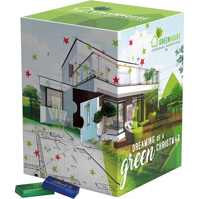 Tower Adventskalender, Lindt Schokotäfelchen, inkl. Druck