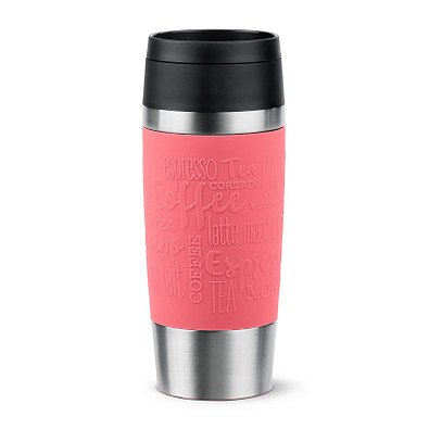 EMSA Travel Mug Isolierbecher Classic, 360 ml, koralle