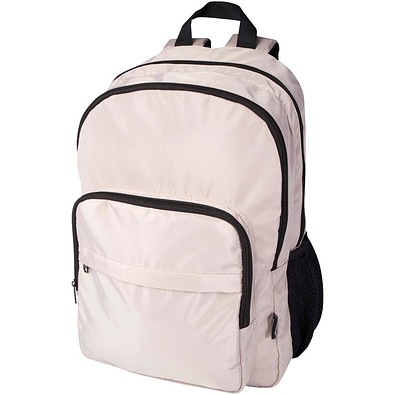 Trend Plus 15 Laptop-Rucksack aus recyceltem GRS-Material 20 L, Oatmeal