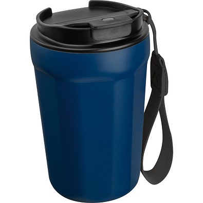 Trinkbecher aus Edelstahl, 350ml , dunkelblau