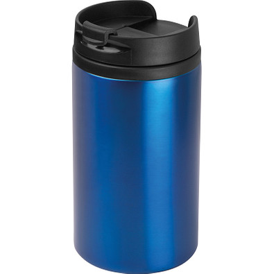Trinkbecher aus Metall, 250 ml, blau