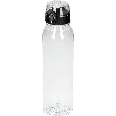 Trinkflasche Active Oasis 650 ml, transparent/schwarz