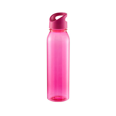 Trinkflasche Active Wave, 650 ml, transparent-pink/pink