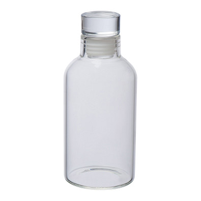 Trinkflasche aus Glas, 300 ml, transparent