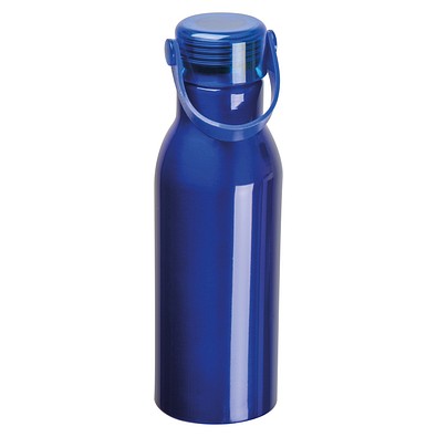 Trinkflasche aus recyceltem Aluminium , blau