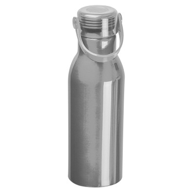 Trinkflasche aus recyceltem Aluminium , grau