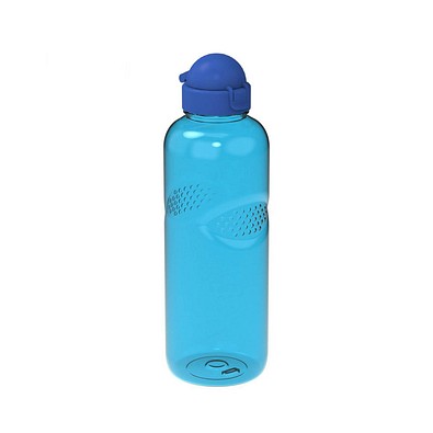 Trinkflasche Carve Junior, 1 l, transparent-blau/standard-blau PP