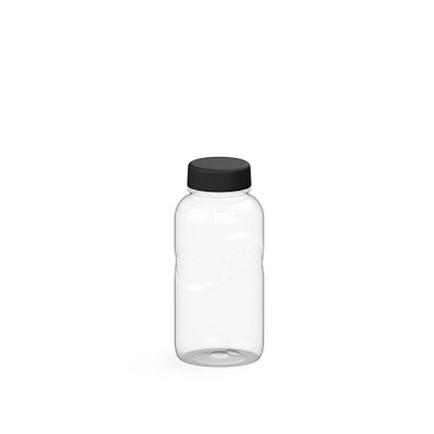Trinkflasche Carve Refresh, 500 ml, RENEW, transparent/schwarz
