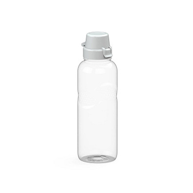 Trinkflasche Carve School, 700 ml, RENEW, transparent/weiss