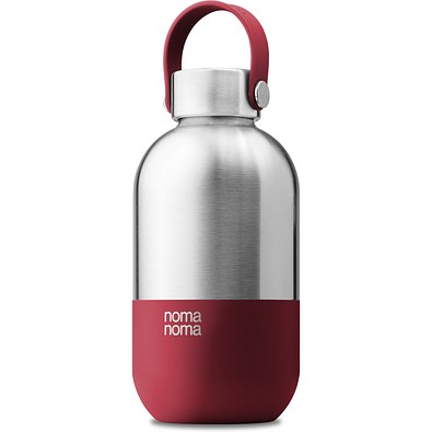 Trinkflasche Edelstahl, Rot 500ml, Rot