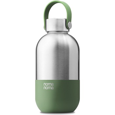Trinkflasche Edelstahl, Grün 500ml, Grün