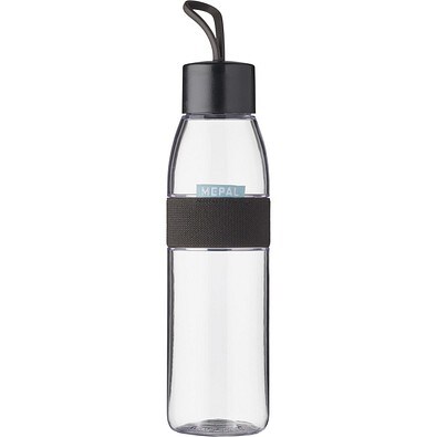 trinkflasche ellipse 500 ml - nordic black, schwarz