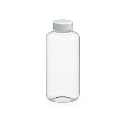 Trinkflasche Refresh, 1 l, RENEW, transparent/weiss