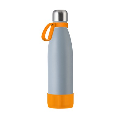Trinkflasche RETUMBLER-myTOULON, grau/orange/orange