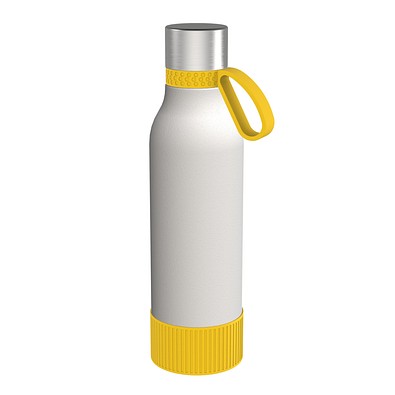 Trinkflasche RETUMBLER-myTOULON II 820, weiß/gelb/gelb