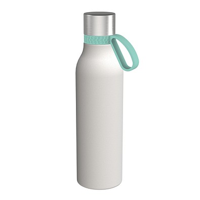 Trinkflasche RETUMBLER-myTOULON II 820, weiß, Ring mint