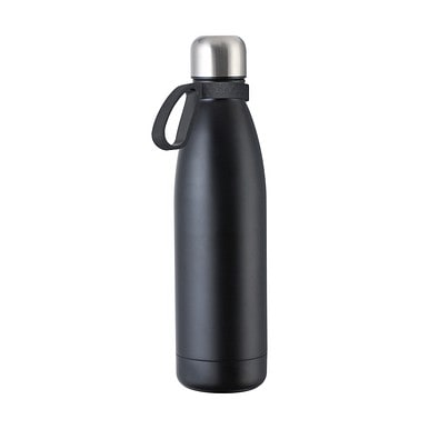 Trinkflasche RETUMBLER-myTOULON, schwarz, Ring anthrazit