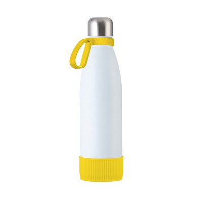 Trinkflasche RETUMBLER-myTOULON, weiß/gelb/gelb