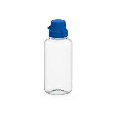 Trinkflasche School, 700 ml, RENEW, transparent/standard-blau PP